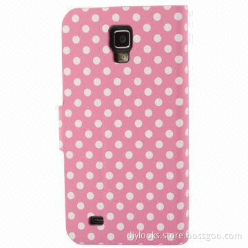 Horizontal Flip Leather Case with Holder/Credit Card Slots for Samsung Galaxy S IV Active/i9295